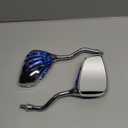 Pairs of Distinctive Skull Skeleton Hand Bicycle Mirror, Rearview Side Mirror Handlebar Mirror Mount Holder Clamp Adaptor 10mm for Scooter Moped Bike Standard Bike Motorcycle (blue)