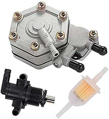 Fuel Pump for Polaris Sportsman 325 400 500 600 700 Polaris Magnum 325 330 500 2X4 4X4 ATV Engine with Three way Fuel Shutoff Valve 7052161