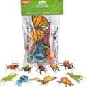 Wild Republic Insect Polybag, Kids Gifts, Educational Toy, Party Favors, 10 Pieces