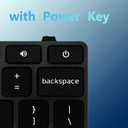 00D2DT, 0G6FD2 Replacement US Keyboard for Dell Chromebook 11 3100, 3110, 3120 Series, Black, with Power Key