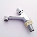 High Quality Public Lavatory Bathroom Push Self Closing Saving Water Delay Action Sink Tap Faucet Chrome Finish