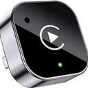 2026 Upgraded Wireless CarPlay Adapter& Android Auto Adapter, Mini & Stable CarPlay Wireless Dongle for iOS 10 Android 11 and Above (Black)