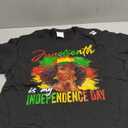 Juneteenth Is My Independence Day Black Women 4th Of July T-Shirt, L