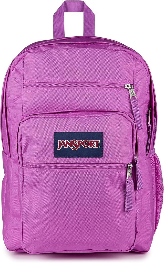 JanSport 34L Big Backpack - 15 Inch Laptop Sleeve, Digital Fuchsia, One Size