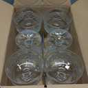 6 Pcs Ribbed Coupe Glasses, 10 oz Vintage Cocktail Coupe Glasses Set, Unique Martini Glass, Classic Galssware, Bar Drinking Glasses Set Pefect for Cocktail, Wine, Champagne & Gift