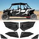KEMIMOTO Lower Doors Compatible with RZR XP4 1000, Plastic Lower Doors Panel Inserts with Alloy Steel Frame Replace 2879942 Compatible with 4 Doors 2014-2023 Polaris RZR XP4 1000 Turbo