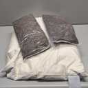 USlixury Organic Buckwheat Pillow for Sleeping with Extra Organic Pillowcase and Hulls, 20"X26" Buckwheat Hull Pillow, Adjustable Height and Firmness, Firm Neck Support for Side Sleepers, Cool, White