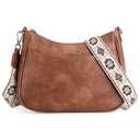 APHISON Trendy Leather Crossbody Purse with Adjustable Strap, Women's Shoulder Handbag