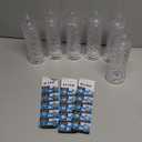 SupBri Rose Shadow LED Flameless Candles, 6PCS Romantic Battery Operated Candles Led Pillar Candles for Valentines Anniversary Wedding Christmas Decorations (White, D 2.5" x H 7.2")