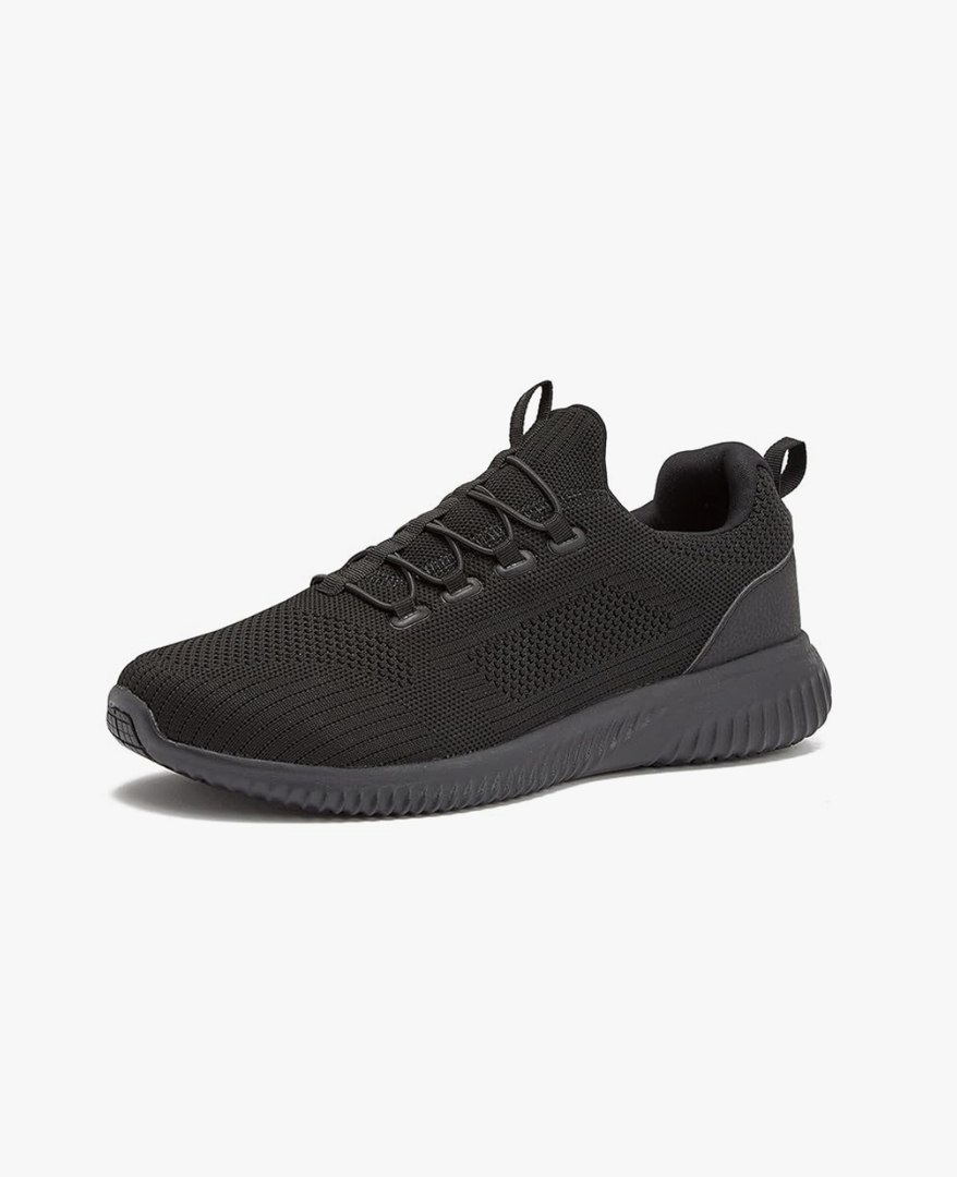Avia Anchor SR Mesh Slip On Black Non Slip Shoes for Men, Water Resistant Mens Work Shoes & Restaurant or Food Service Sneakers - Med or Wide Comfortable Slip Resistant Work Shoes Men, Safety Footwear Size 12 Black