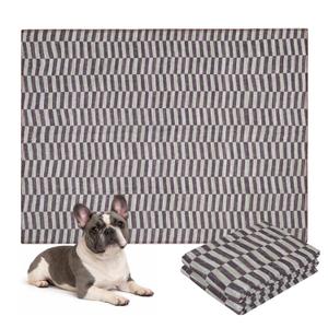 Lovewag Pets Washable Dog Pee Pads, 36" x 48", Waterproof, Non-Slip, Super Absorbent, Reusable Machine-Washable, 2-Pack (Mahogany Weave)
