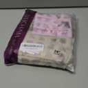 jinchan Floral Linen Kitchen Curtains with Attached Valance 24 Inch Length Farmhouse Cafe Tier Curtains for Living Room Bathroom Rustic Half Window Light Filtering Small Drapes 2 Panels Green