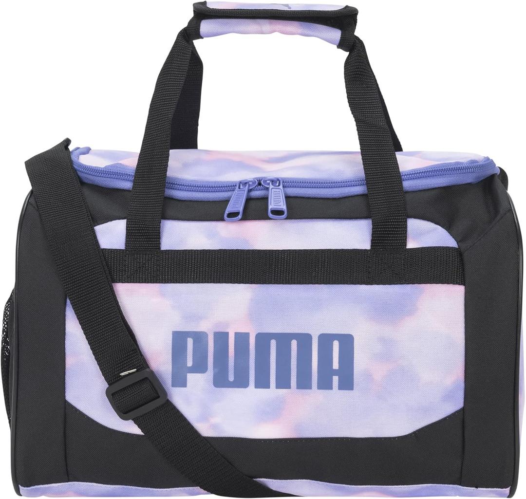 PUMA Kids' Transformation 14" Duffel Bag (One Size, Purple/Hazy Blue)