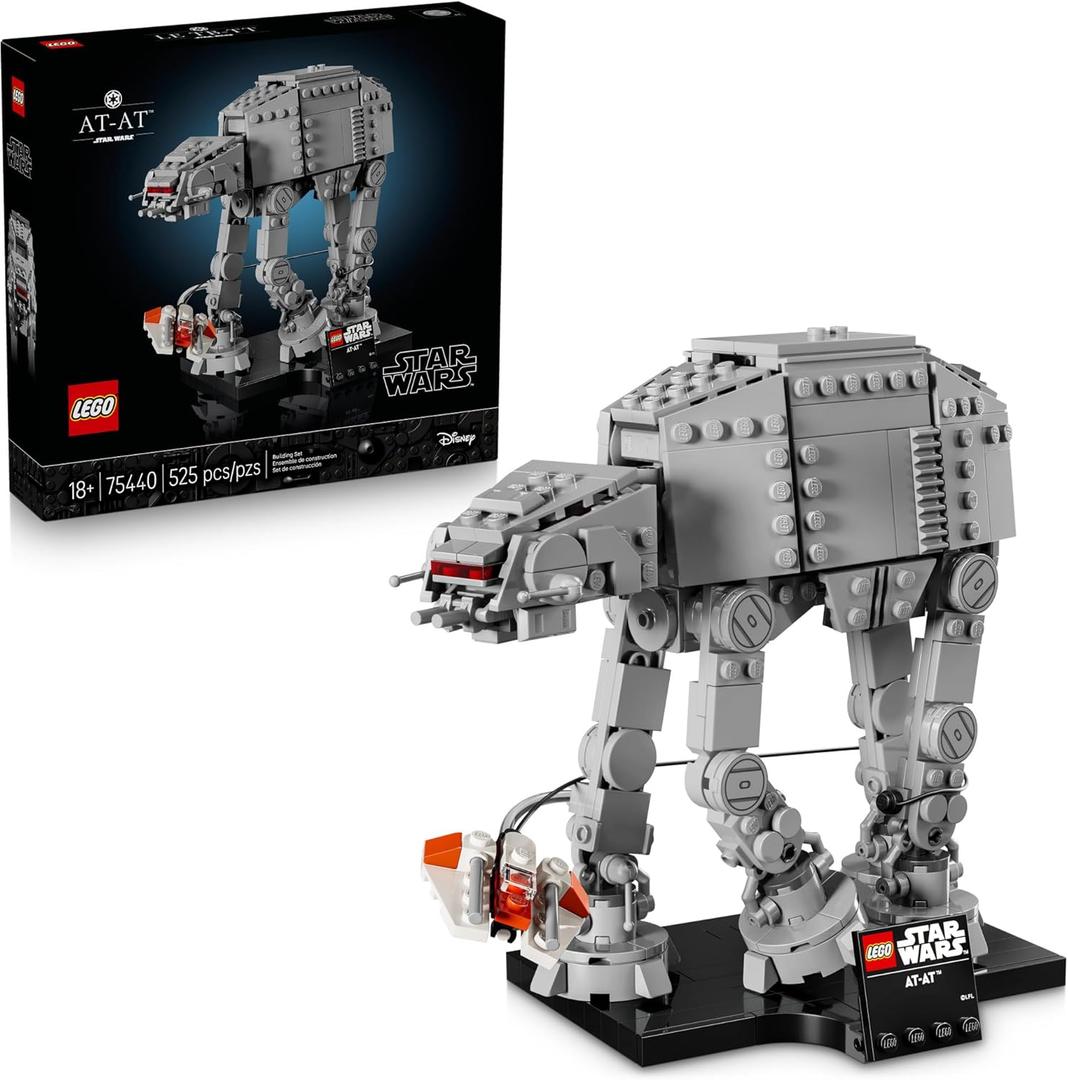 LEGO Star Wars AT-AT Walker Building Set for Adults, Ages 18+ - Collectible & Room Decor for Office, Bedroom, or Book Shelf - Activity for Men, Women, & Movie Fans - Gift Idea for Birthdays - 75440