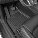 SUPER LINER Tesla Model Y Juniper Floor Mats 2025 2026 | Custom Fit All-Weather 9-Piece Set TPE Material | Model Y Juniper Back Seat Protector, Cargo Liner, Trunk & Interior Accessories