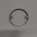 3-1/2 Inch Round 1/2 Inch Deep Pan Box Extension Ring-2 per case