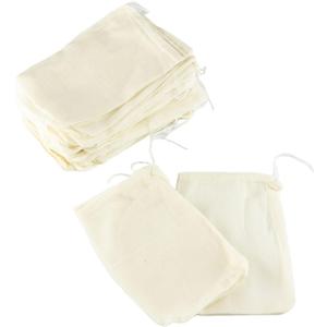 Muslin Bag For Tea, Herbs, Soup Strainer, Or Residue Separation 3.15 * 3.94inch 50PCS