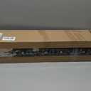 LazBlinds No Drill TDBU Roman Shades, Blackout - White, 23" W x 48" H