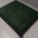 Artificial Dog Grass Pad with Tray for Potty 16x20 inches Strong Absorbency Grass Pad, Dog Litter Box for Indoor/Balcony/Apartment
