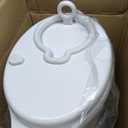 Ubbi Steel Diaper Pail, Odor Locking, No Special Bag Required, Award-Winning, Registry Must-Have, White