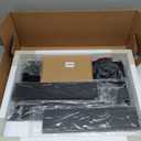 TokeShimi 16 x 20 Recessed Medicine Cabinet with Mirror, Assembly Required, Black Bathroom Medicine Cabinet with Mirror, Stepless Adjustable Shelves, Beveled Aluminum Frame, DTC Hinge