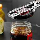Adjustable Stainless Steel Jar Opener, Easy Grip Jar Opener for Weak Hands, Multifunctional Bottle & Lid Opener Kitchen Accessories 1pcs