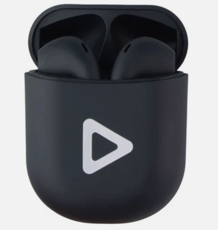 2 Pack Acoustix AudioBuds+ True Wireless Earbuds with Charging Case - Black