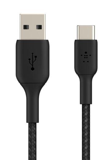 BELKIN USB-A/USB-C CHRG CABLE, BLK 2 MTR