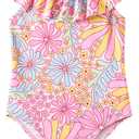 Angel season Girls Swimsuits Kids Bathing Suit One Piece Swimwear with UPF 50+ Cute