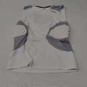 COOLOMG Youth Baseball Chest Protector Padded Compression Shirt Sleeveless Softball Football Lacrosse Rib Heart Sternum Guard Large