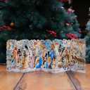 5 x Decoration Greeting Card Merry Christmas Religious Nativity Scene Holiday Theme Festive Christmas Decoration Unique Seasonal Card