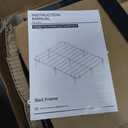 Marsail Bed Frame, 14-Inch High Platform Bed with Steel Slat Support, Mattress Stoppers & Rounded Corners, Heavy-Duty Metal Platform, 1600 lbs Max Weight, No Box Spring Needed, Full Size, MSBFF02