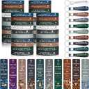 150 Pcs Christian Gifts Set Bulk Bible Verse Bracelets Silicone Christian Bible Keychains Bookmarks Bible Verse Wristbands Motivational Keychain Inspirational Book Markers for Adult Kids Church Gifts