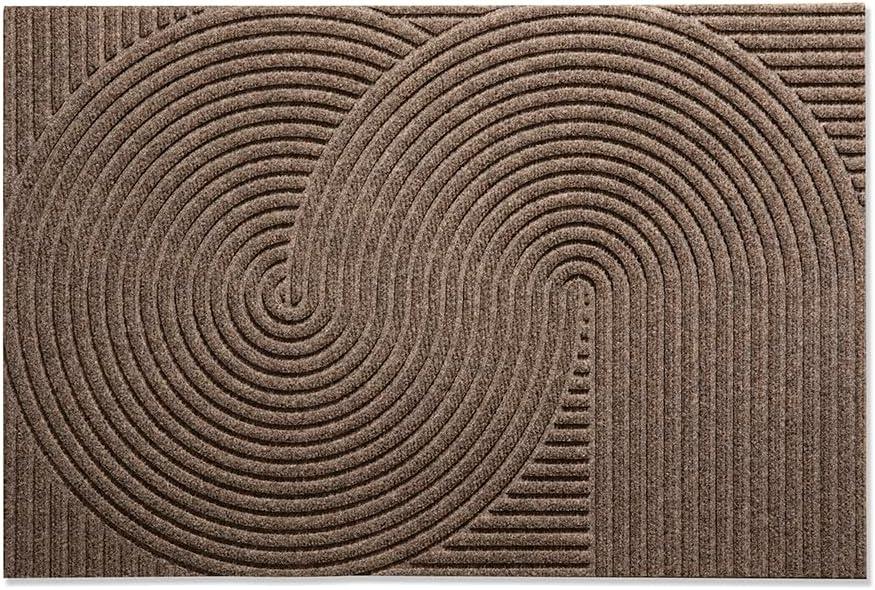 Sand Front Door mat, Indoor Outdoor Rug Waterproof, Scandinavian Home Decor, Fall Doormat, 2x3 Washable Rug - Beige