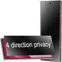 BWEDXEZ 2 Pack 360 Degree Anti-glare Privacy Outer Screen Protector For Samsung Galaxy Z Fold 6 Matte 4 Direction Anti-Spy Soft Front Film 2 Pack
