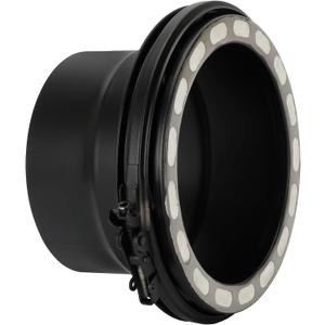 Chimney Pipe Stove Adaptor For All 6" Diameter Double Wall Insulated, Transitioning From Single Wall Stove Pipe To Chimney Pipe, 304 Stainless Steel, High Density Ceramic Fiber Blanket Insulation