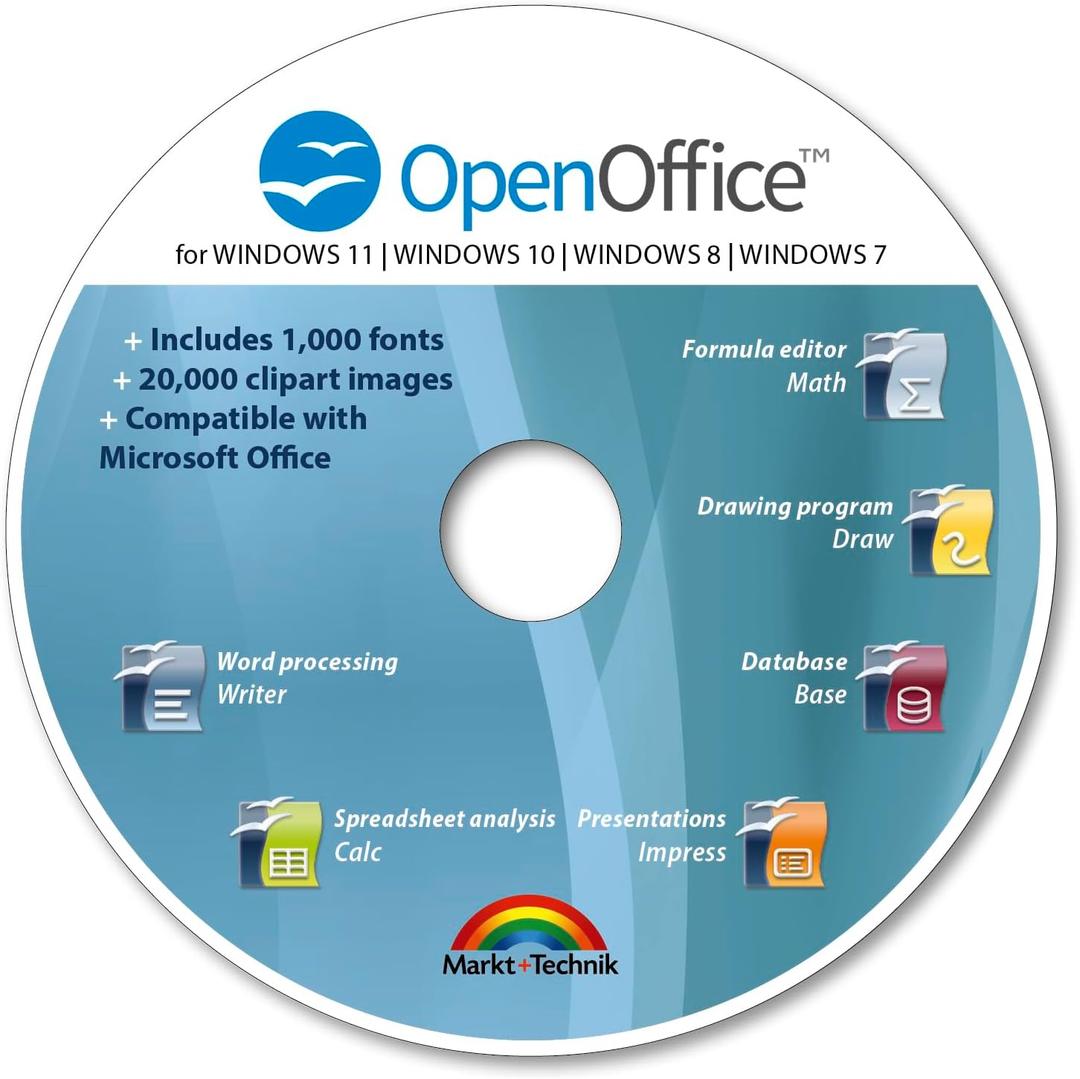 Office Suite 2025 Special Edition for Windows 11-10-8-7-Vista-XP | PC Software and 1.000 New Fonts | Alternative to Microsoft Office | Compatible with Word, Excel and PowerPoint