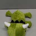 SQEQE Weighted Dinosaur Plush, Weighted Dinosaur Stuffed Animal, Dino Plushies Dino Pillow Toy Gift for Kids Adults 9.8 Inch, 0.8 Lbs (Green)