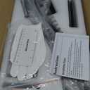 Daunton Modern Battery Operated Wall Sconce Set of 2, Black Dimmable LED Wall Light with Remote Control, 3CCT Adjustable, Timer& Memory Function, Wireless Wall Light for TV Wall Living Room Bedroom