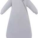 PurComfy Supersoft Baby Premium Bamboo Viscose Long-Sleeve Wearable Sleeping Bag Sack Blanket 1.0 TOG (6-15 Months, Dolphin)