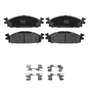 Front Ceramic Brake Pad Kit For 2009-2019 Ford Flex, 4 Pcs