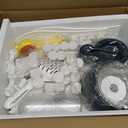 Indoor Cat Cage with Litter Box,Complimentary Cat Bed, Bowl,Teaser Wand