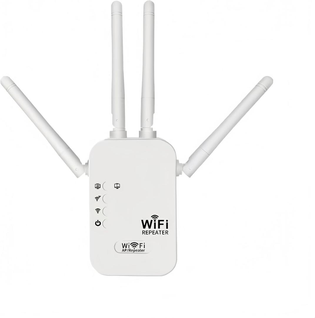 300Mbps WiFi Extender Signal Booster,WiFi Extender Dual Band for HomeNew Gen 6X Faster Internet Booster Extender, WiFi Repeater Coverage up to 10K sq.ft and 65 Devices (White)