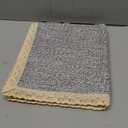 Tablecloth Nightstand End Tabletop Dust Cover 17.7 x23.6 Night Stand Table Linen - Grey