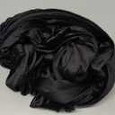 ROC PARTY Adult Hooded Velvet Cape for Women Halloween Cosplay Costume (Black, Large)