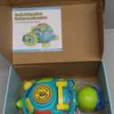 Educational Baby Toys 6-12 Month, Musical Crawling Turtle, Infant Toys for 6 7 8 9 10 Month Old Boy Girl, Christmas Bilingual Baby Gifts for 3-6-9-12 Months (Green)