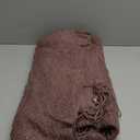 BOURINA Brown Throw Blanket 60x80 Inches Throw Textured Solid Soft Sofa Throw Couch Knitted Decorative Blanket