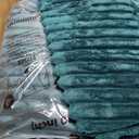 BEDELITE Fleece King Comforter Set -Super Soft & Warm Fluffy Dark Green Bedding, Luxury Fuzzy Heavy Bed Set for Winter with 2 Pillow Cases