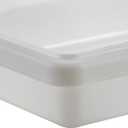 Winco Commercial Food Storage Box/Tote for Restaurant, 12" x 18" x 3"