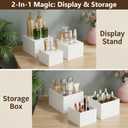 3 Pcs 8 9 10 Inch Large Buffet Risers Food Risers for Buffet Table White Acrylic Cube Display Stands for Dessert Table Display Set for Party, Catering, Jewelry & Collectibles